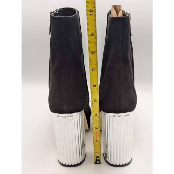 NIB Michael Kors Women's Porter Suede Platform Ankle Boot Size 8 - Picture 10 of 14